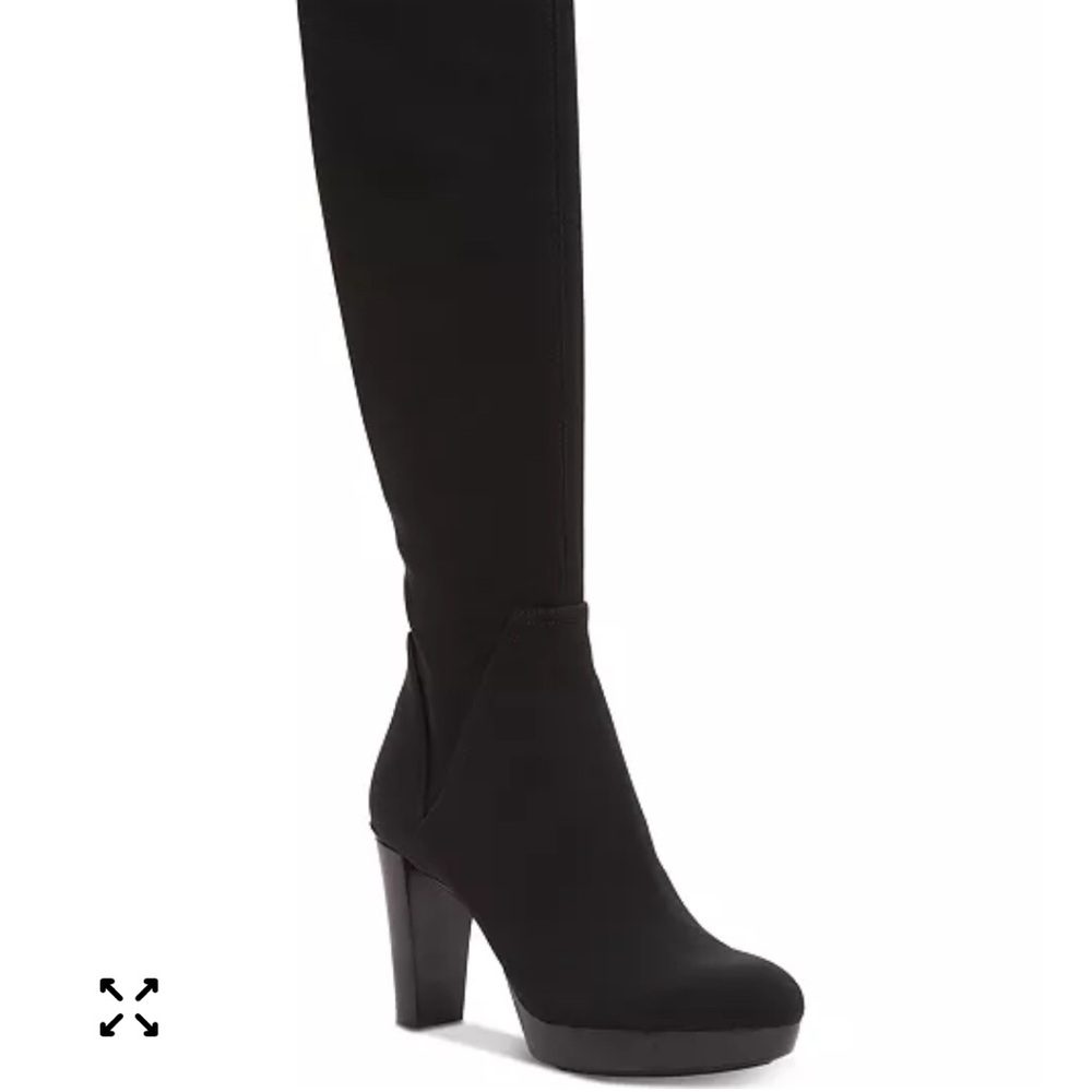 Donald J. Pliner, Echoe Sleek Black Knee Boots. Size 9. Excellent condition